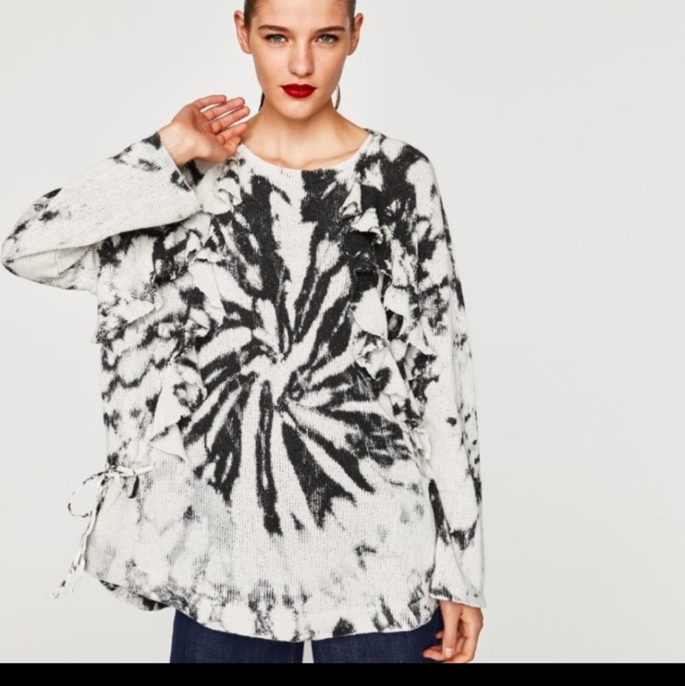 ZARA TIE-DYE SWEATER